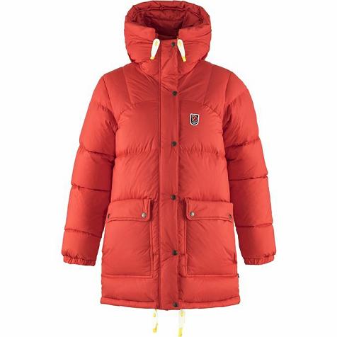 Fjallraven Women Expedition Down Jacket Red PH365384 Philippines